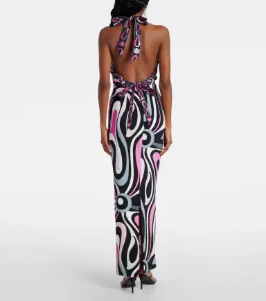 Pucci Marmo high-rise maxi skirt | Thumbnail 3 Pucci Marmo high-rise maxi skirt | Thumbnail 3