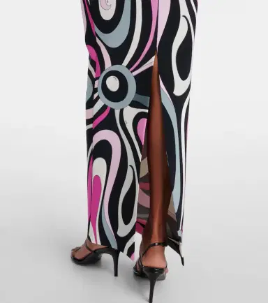 Pucci Marmo high-rise maxi skirt | Thumbnail 4 Pucci Marmo high-rise maxi skirt | Thumbnail 4