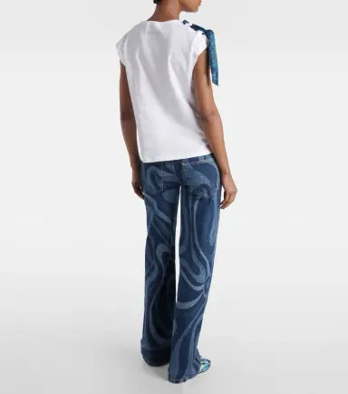 Pucci Iride-detail cotton T-shirt | Thumbnail 2 Pucci Iride-detail cotton T-shirt | Thumbnail 2