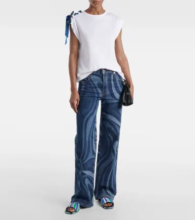 Pucci Iride-detail cotton T-shirt | Thumbnail 4 Pucci Iride-detail cotton T-shirt | Thumbnail 4
