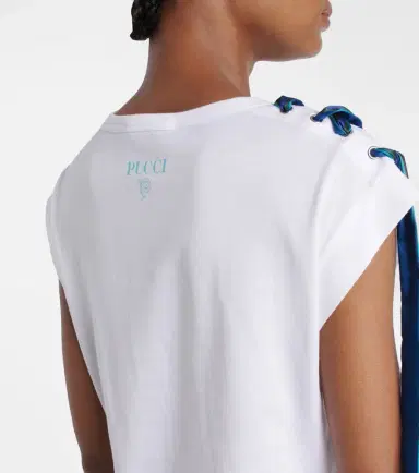 Pucci Iride-detail cotton T-shirt | Thumbnail 6 Pucci Iride-detail cotton T-shirt | Thumbnail 6