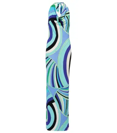 Pucci Iride open-back maxi dress | Thumbnail 1 Pucci Iride open-back maxi dress | Thumbnail 1