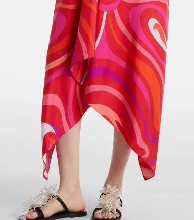 Pucci Marmo embellished halterneck silk midi dress | Thumbnail 5 Pucci Marmo embellished halterneck silk midi dress | Thumbnail 5
