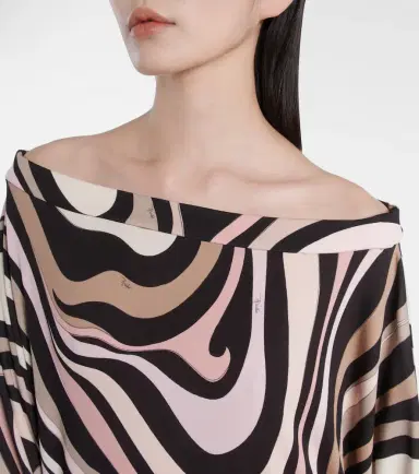 Pucci Marmo printed off-shoulder beach cover-up | Thumbnail 4 Pucci Marmo printed off-shoulder beach cover-up | Thumbnail 4