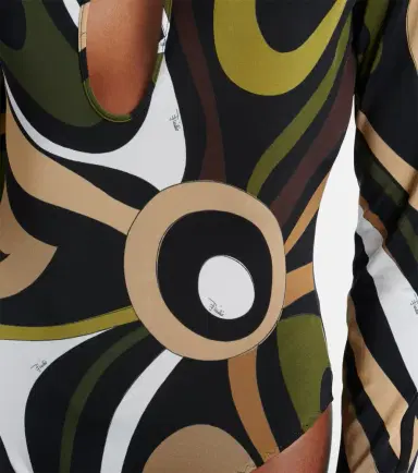 PUCCI Marmo printed satin bodysuit | Thumbnail 6 PUCCI Marmo printed satin bodysuit | Thumbnail 6