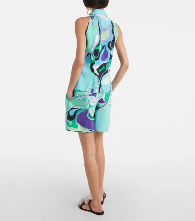 Pucci Orchidee printed halterneck cotton top | Thumbnail 3 Pucci Orchidee printed halterneck cotton top | Thumbnail 3