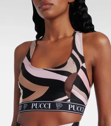 Pucci Printed sports bra | Thumbnail 3 Pucci Printed sports bra | Thumbnail 3