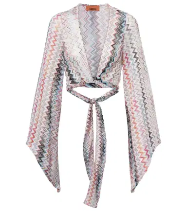 Missoni Zigzag cropped blouse | Thumbnail 1 Missoni Zigzag cropped blouse | Thumbnail 1