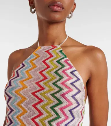 Missoni Zigzag knitted open-back halterneck top | Thumbnail 4 Missoni Zigzag knitted open-back halterneck top | Thumbnail 4