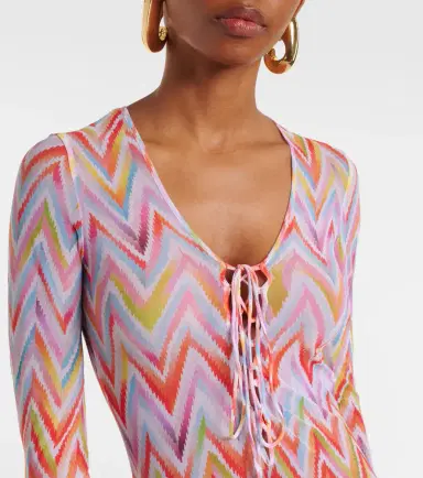 Missoni Chevron tulle beach dress | Thumbnail 2 Missoni Chevron tulle beach dress | Thumbnail 2