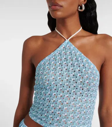 Missoni Crochet halterneck top | Thumbnail 2 Missoni Crochet halterneck top | Thumbnail 2