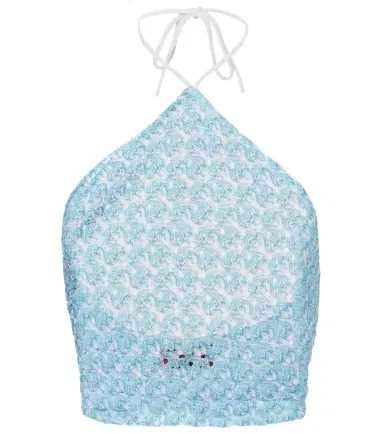 Missoni Crochet halterneck top | Thumbnail 1 Missoni Crochet halterneck top | Thumbnail 1
