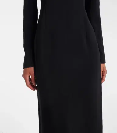 The Row Mitsuko embellished cady midi dress | Thumbnail 4 The Row Mitsuko embellished cady midi dress | Thumbnail 4