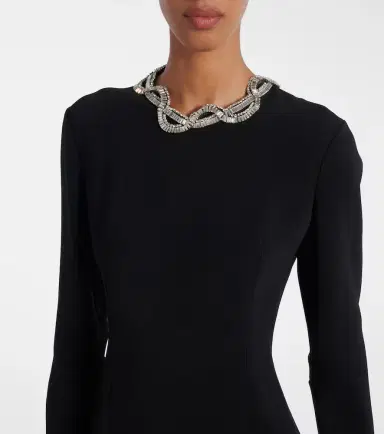 The Row Mitsuko embellished cady midi dress | Thumbnail 5 The Row Mitsuko embellished cady midi dress | Thumbnail 5