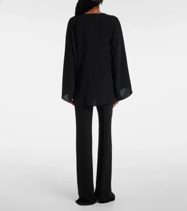 Max Mara Umile cady blouse | Thumbnail 4 Max Mara Umile cady blouse | Thumbnail 4