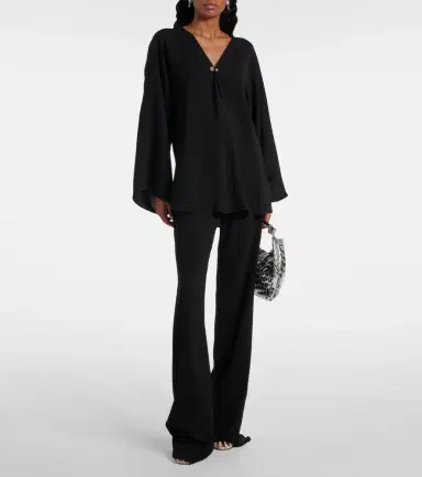 Max Mara Umile cady blouse | Thumbnail 5 Max Mara Umile cady blouse | Thumbnail 5