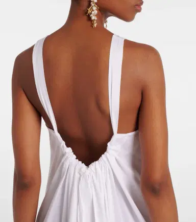 Max Mara Romea cotton-blend poplin maxi dress | Thumbnail 2 Max Mara Romea cotton-blend poplin maxi dress | Thumbnail 2