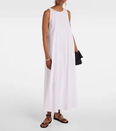 Max Mara Romea cotton-blend poplin maxi dress | Thumbnail 5 Max Mara Romea cotton-blend poplin maxi dress | Thumbnail 5