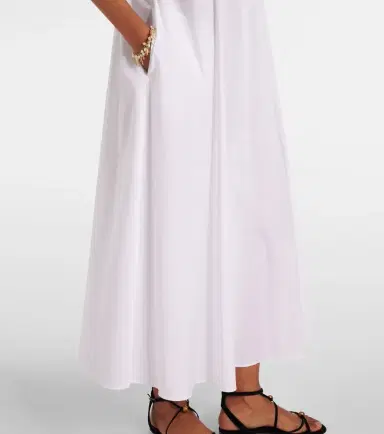 Max Mara Romea cotton-blend poplin maxi dress | Thumbnail 6 Max Mara Romea cotton-blend poplin maxi dress | Thumbnail 6