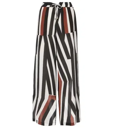 Max Mara Tropea striped silk wide-leg pants | Thumbnail 1 Max Mara Tropea striped silk wide-leg pants | Thumbnail 1