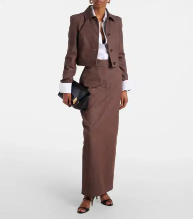 Max Mara Carpa cropped cotton jacket | Thumbnail 5 Max Mara Carpa cropped cotton jacket | Thumbnail 5