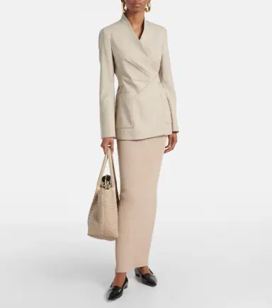 Max Mara Nereo wool, mohair, and silk blazer | Thumbnail 2 Max Mara Nereo wool, mohair, and silk blazer | Thumbnail 2