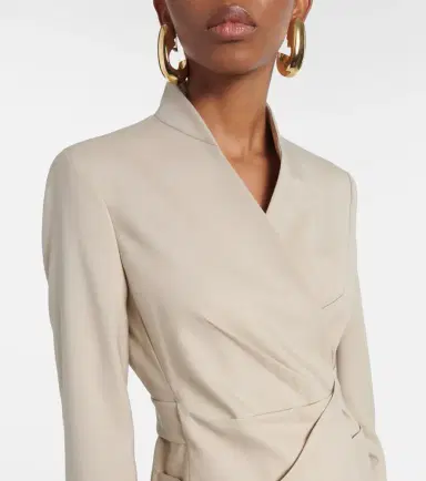 Max Mara Nereo wool, mohair, and silk blazer | Thumbnail 3 Max Mara Nereo wool, mohair, and silk blazer | Thumbnail 3