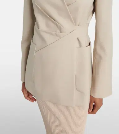 Max Mara Nereo wool, mohair, and silk blazer | Thumbnail 4 Max Mara Nereo wool, mohair, and silk blazer | Thumbnail 4