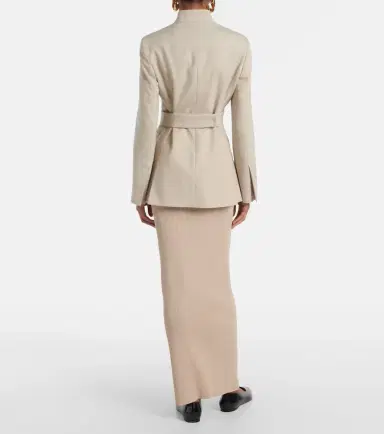 Max Mara Nereo wool, mohair, and silk blazer | Thumbnail 5 Max Mara Nereo wool, mohair, and silk blazer | Thumbnail 5