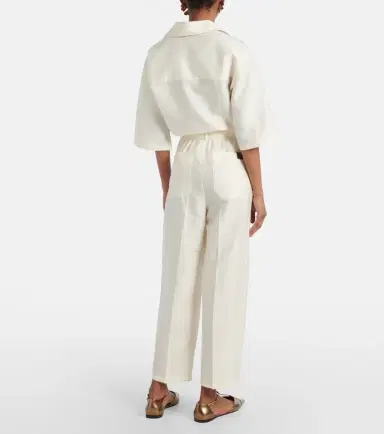 Max Mara Efedra high-rise straight pants | Thumbnail 5 Max Mara Efedra high-rise straight pants | Thumbnail 5