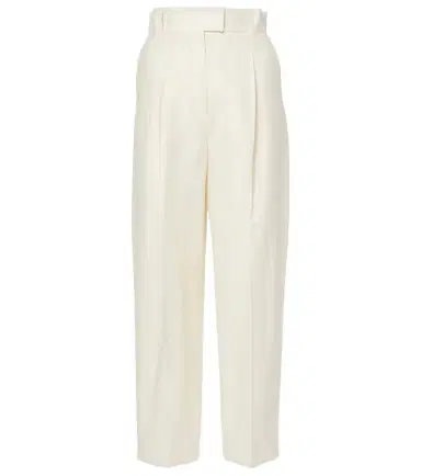 Max Mara Efedra high-rise straight pants | Thumbnail 1 Max Mara Efedra high-rise straight pants | Thumbnail 1