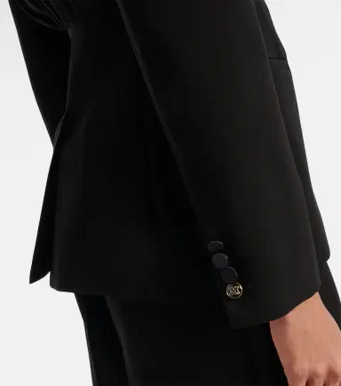 Max Mara Gradi draped crêpe jacket | Thumbnail 6 Max Mara Gradi draped crêpe jacket | Thumbnail 6