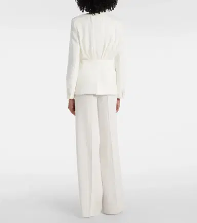 Max Mara Gradi draped crêpe jacket | Thumbnail 2 Max Mara Gradi draped crêpe jacket | Thumbnail 2
