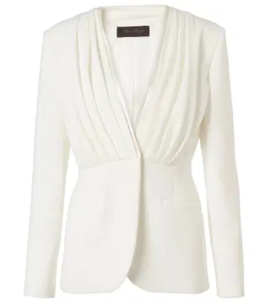 Max Mara Gradi draped crêpe jacket | Thumbnail 1 Max Mara Gradi draped crêpe jacket | Thumbnail 1