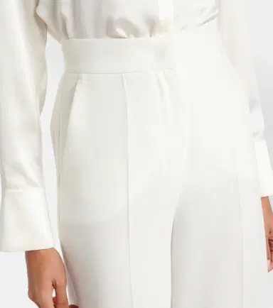 Max Mara Abetone high-rise cady wide-leg pants | Thumbnail 6 Max Mara Abetone high-rise cady wide-leg pants | Thumbnail 6