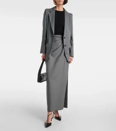 Max Mara Ebridi wool, mohair, and silk blazer | Thumbnail 3 Max Mara Ebridi wool, mohair, and silk blazer | Thumbnail 3