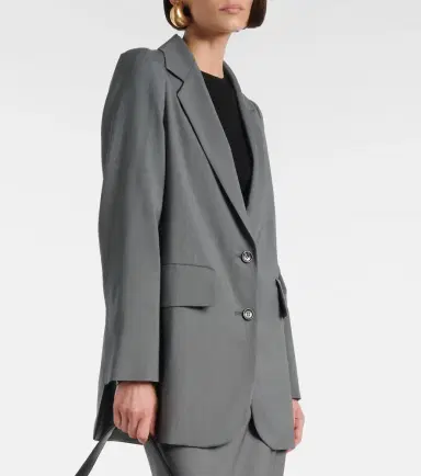 Max Mara Ebridi wool, mohair, and silk blazer | Thumbnail 5 Max Mara Ebridi wool, mohair, and silk blazer | Thumbnail 5