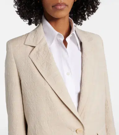 Max Mara Single-breasted wool blazer | Thumbnail 6 Max Mara Single-breasted wool blazer | Thumbnail 6