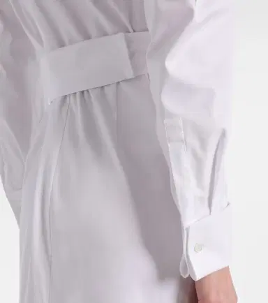 Max Mara Cotton-blend twill wrap dress | Thumbnail 2 Max Mara Cotton-blend twill wrap dress | Thumbnail 2