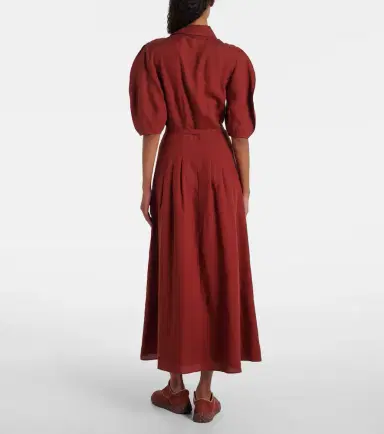 Gabriela Hearst Maude belted linen shirt dress | Thumbnail 3 Gabriela Hearst Maude belted linen shirt dress | Thumbnail 3