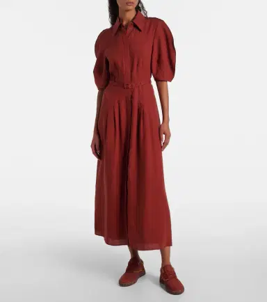 Gabriela Hearst Maude belted linen shirt dress | Thumbnail 5 Gabriela Hearst Maude belted linen shirt dress | Thumbnail 5