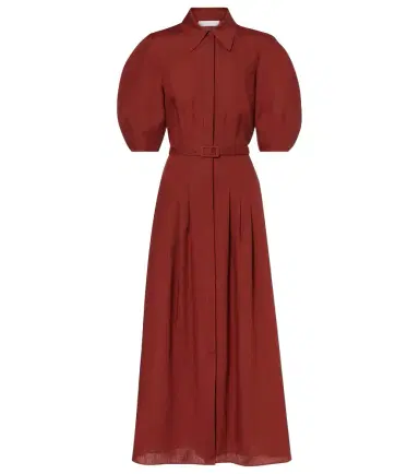 Gabriela Hearst Maude belted linen shirt dress | Thumbnail 1 Gabriela Hearst Maude belted linen shirt dress | Thumbnail 1