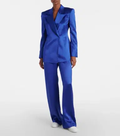 Gabriela Hearst Norman silk tweed wide-leg pants | Thumbnail 2 Gabriela Hearst Norman silk tweed wide-leg pants | Thumbnail 2