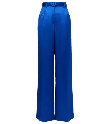 Gabriela Hearst Norman silk tweed wide-leg pants | Thumbnail 1 Gabriela Hearst Norman silk tweed wide-leg pants | Thumbnail 1