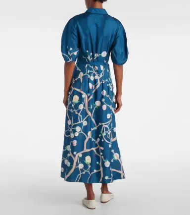 Gabriela Hearst Maude floral silk shirt dress | Thumbnail 2 Gabriela Hearst Maude floral silk shirt dress | Thumbnail 2