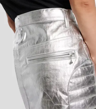 Junya Watanabe Metallic-effect cotton miniskirt | Thumbnail 5 Junya Watanabe Metallic-effect cotton miniskirt | Thumbnail 5