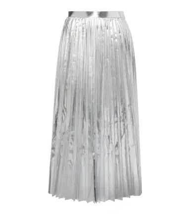 Junya Watanabe Pleated metallic-effect midi skirt | Thumbnail 1 Junya Watanabe Pleated metallic-effect midi skirt | Thumbnail 1