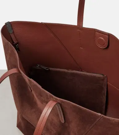 Brunello Cucinelli BC Duo Large suede tote bag | Thumbnail 2 Brunello Cucinelli BC Duo Large suede tote bag | Thumbnail 2
