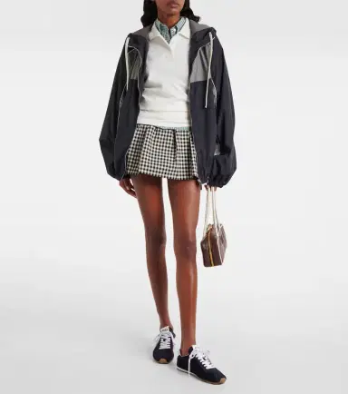 Miu Miu Bubble gingham cotton miniskirt | Thumbnail 2 Miu Miu Bubble gingham cotton miniskirt | Thumbnail 2