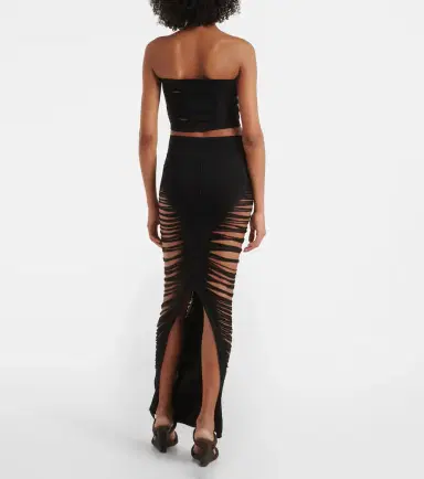 Rick Owens Cutout strapless wool top | Thumbnail 2 Rick Owens Cutout strapless wool top | Thumbnail 2